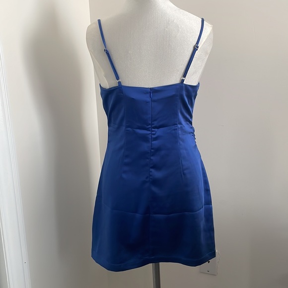 BLUE Slip dress NWT - Picture 4 of 9